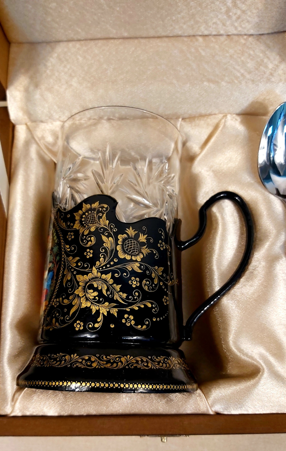 Чайный набор "Иван-царевич и жар-птица" (Ручная роспись Палех)