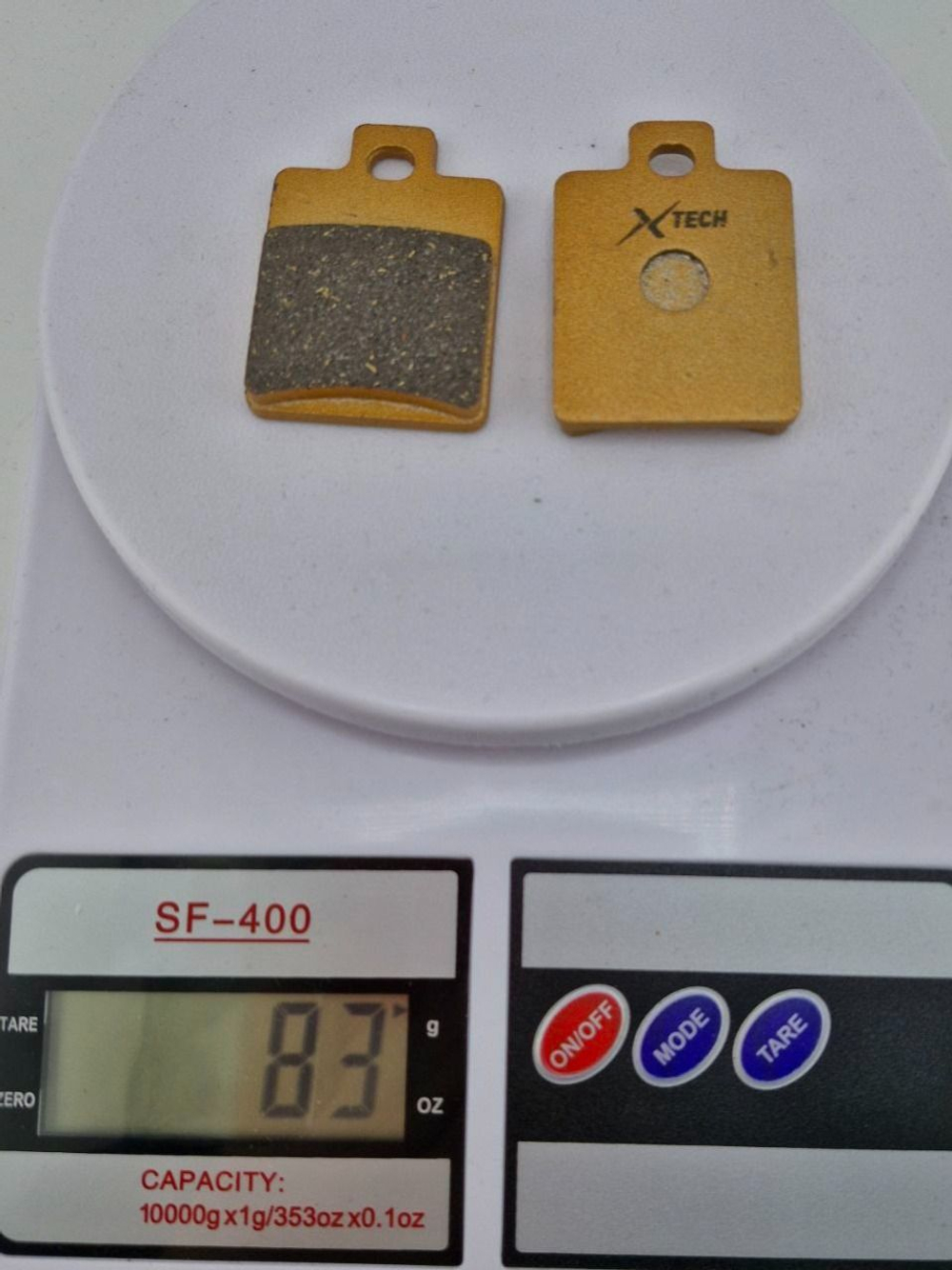 Тормозные колодки дисковые X-TECH для мотоцикла - износостойкие, полуметаллические