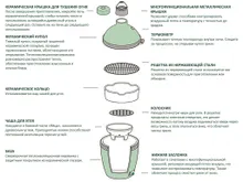 Керамический гриль Big Green Egg 2XL (самый большой), 73 см, на модульной подставке с тумбой