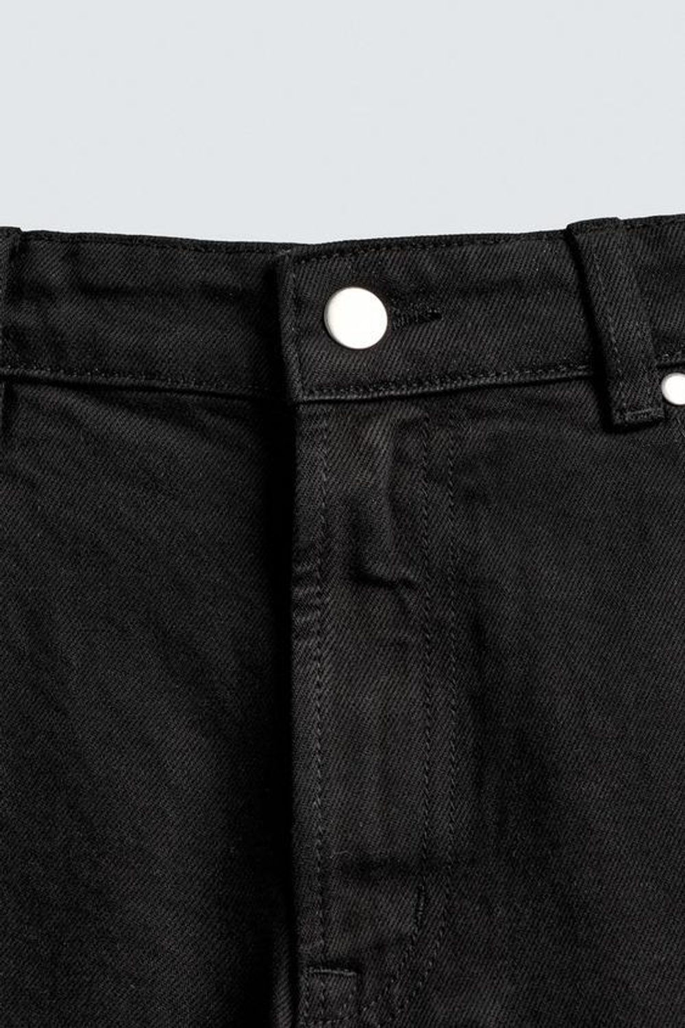 ZARA БРЮКИ FLARE FIT, ЧЕРНЫЙ