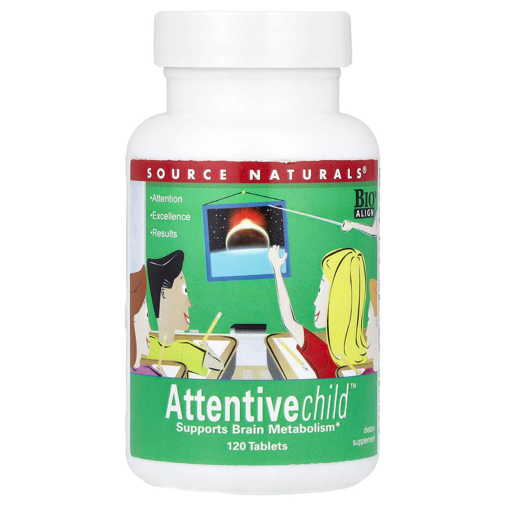 Source Naturals, Attentive Child ™, 120 таблеток