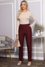 Брюки Беззаботное путешествие (бордовые) Б14388-16М LT Collection