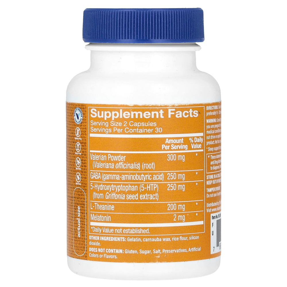 The Vitamin Shoppe, Поддержка сна`` 60 капсул