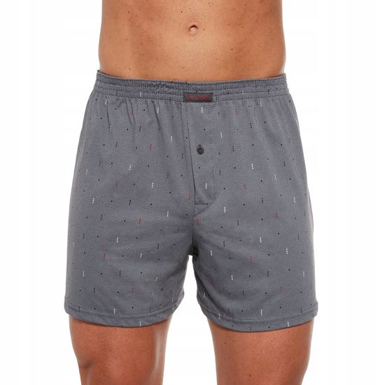 Трусы мужские семейные для больших мужчин Cornette Comfort серый орнамент 008/257