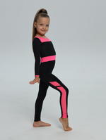 Комбинезон с розовой вставкой