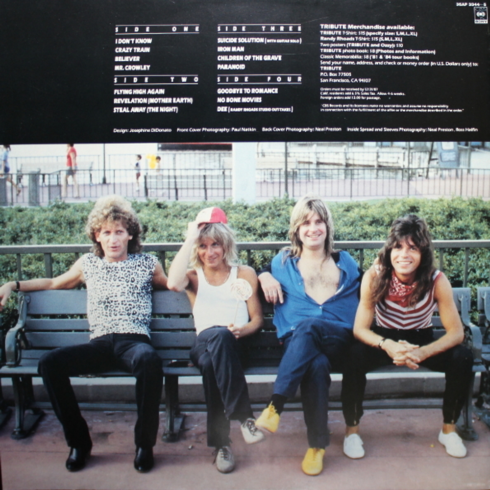 Ozzy Osbourne / Randy Rhoads Tribute (2LP)