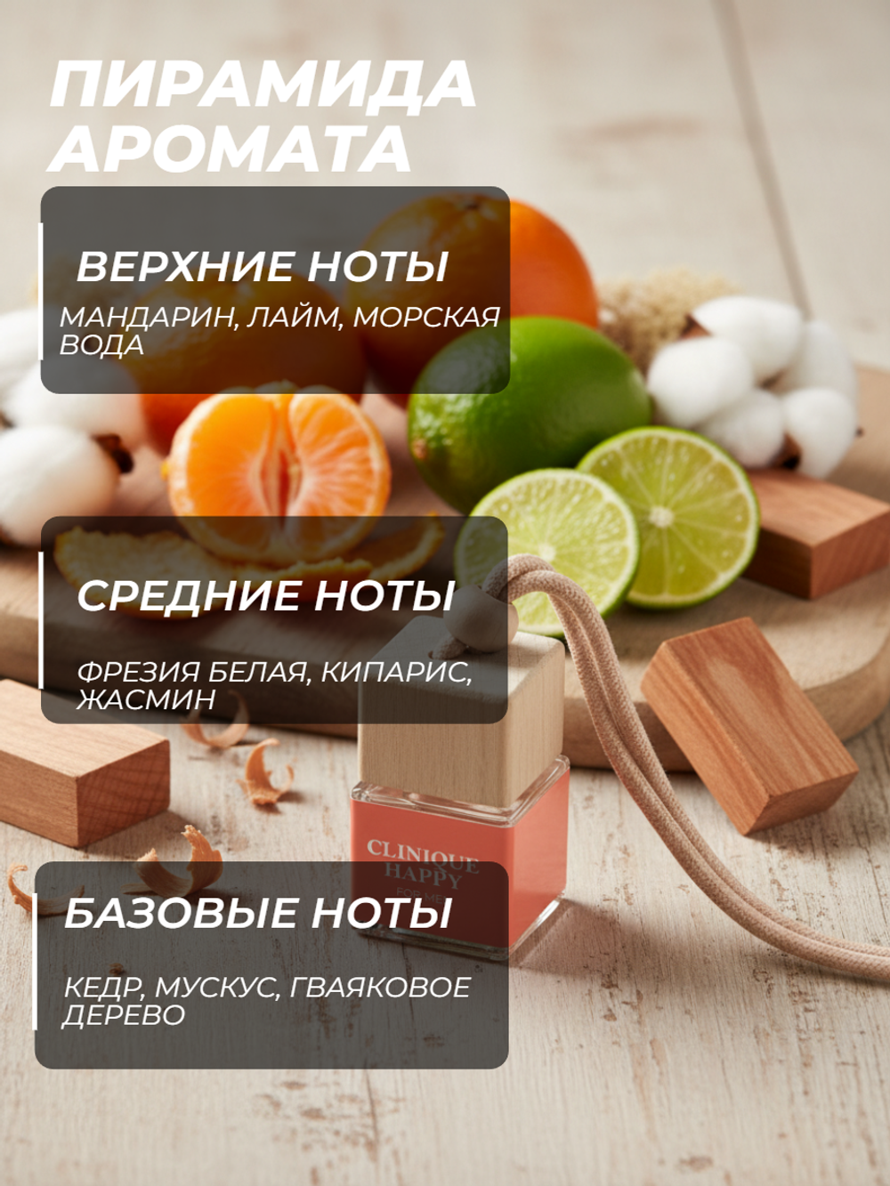 Ароматизатор CLINIOUE HAPPY FOR MEN (подвесной)