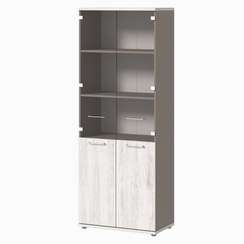 Шкаф со стеклом высокий 800х450х2098 B-673-01