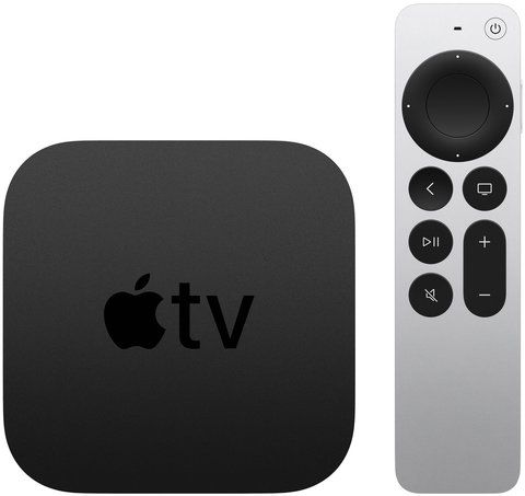 ТВ-приставка Apple TV 4K 64GB, 2021 г., черный (MXH02)