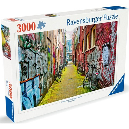 Пазл Ravensburger 008071 Улицы Амстердама 3000 элементов 008071