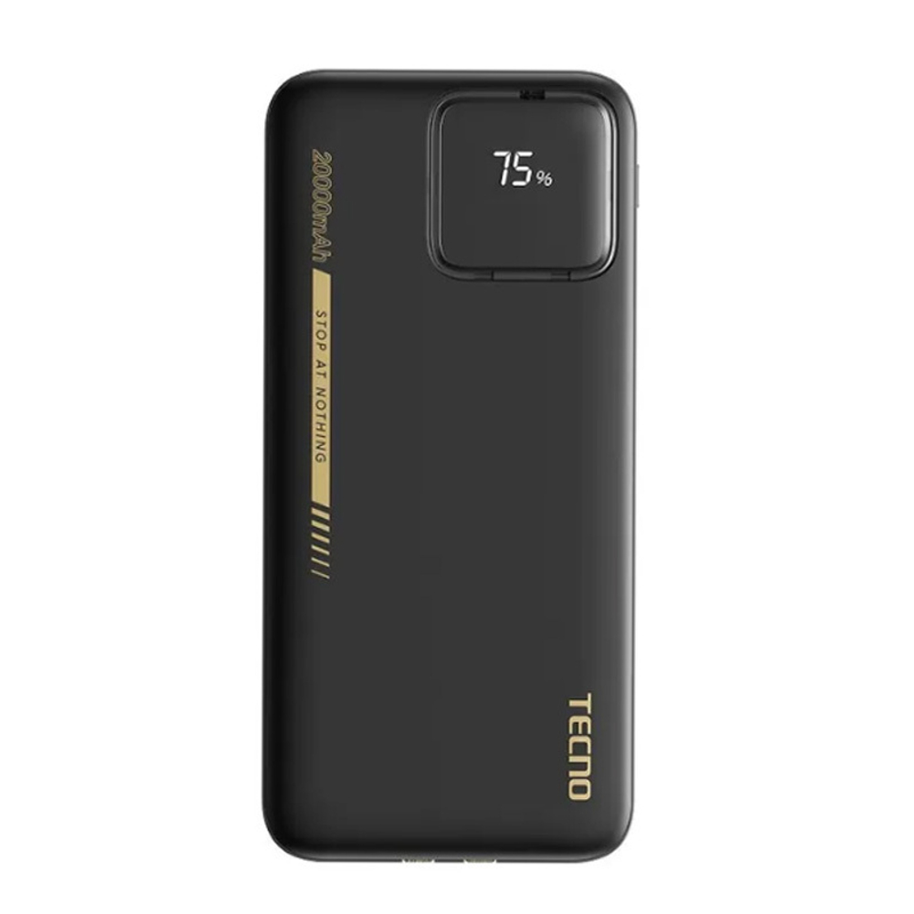 Портативный аккумулятор TECNO TPB-P 204Q 20000 мАч, черный