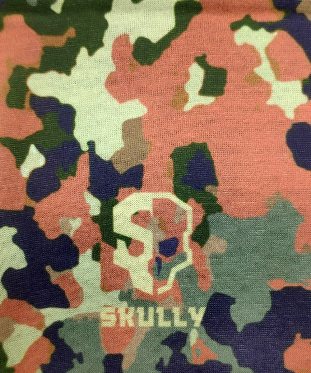 Бандана-труба камуфляжная с черепом Skully Flectarn
