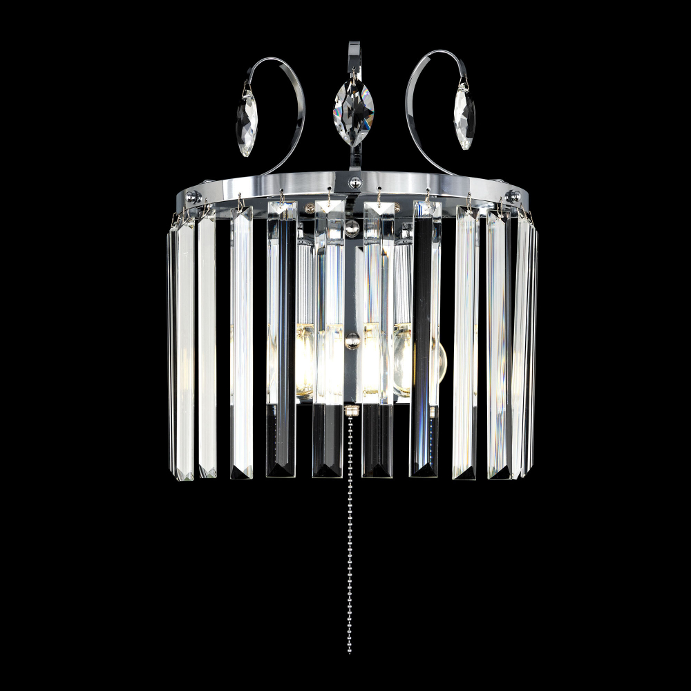Citilux Инга CL335321 Бра хрустальное с выключателем Хром