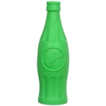 Игрушка TPR для средних и крупных пород собак «Бутылочка», цвет зеленый, 17*4,7см