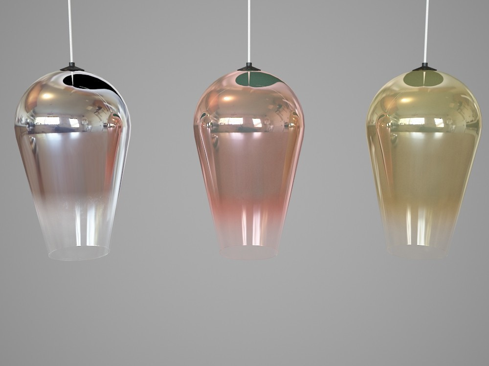 Pendant design lamp  FADE by Tom Dixon (Silver)
