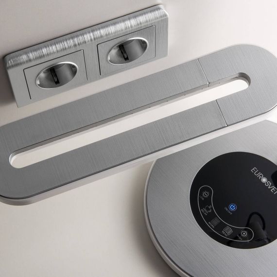 Рамка на 2 поста Werkel Stream серебряный W0022106 4690389162213