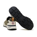 Кроссовки муж. AERONAUTICA 276 хаки с молочным подошва надписи