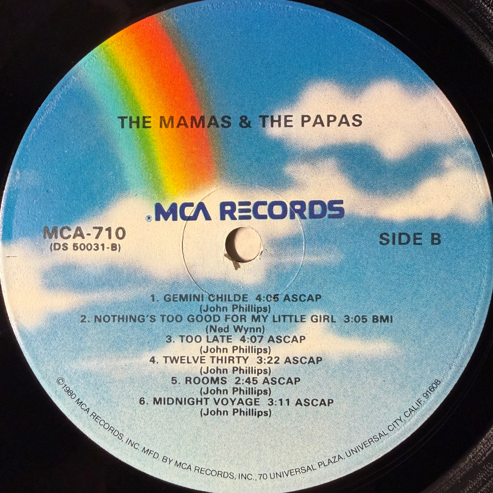 The Mamas & The Papas ‎– The Papas & The Mamas (США)Т