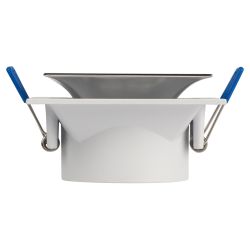 Встраиваемый светильник декоративный ЭРА KL102 WH/CH MR16 GU5.3 белый хром | Декоративные встраиваемые светильники