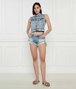 Джинсовые шорты TOBACCO ROLLERS One Teaspoon - голубой(26732)