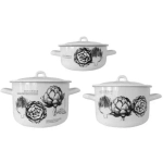 Набор эмалированной посуды 3 предмета 001/4Э