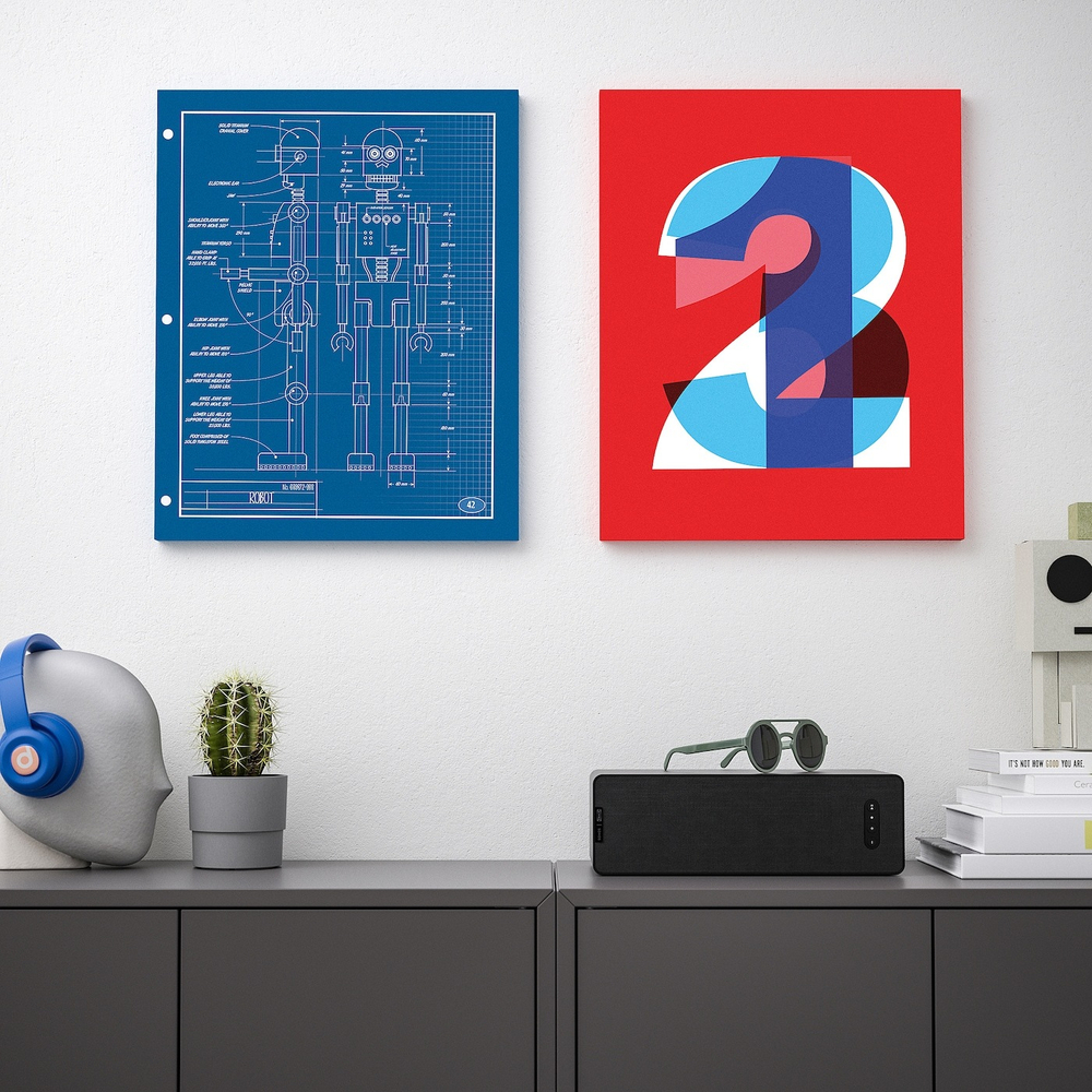 IKEA PJÄTTERYD  (ИКЕА ПЙÄТТЕРЙД)  -  Изображение, проницаемость, 40x50 см