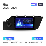 Teyes CC2 Plus 9"для KIA Rio 2020-2021