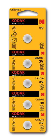 Батарейка Kodak MAX CR2016 37731