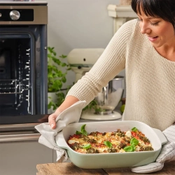 KitchenAid Керамическое блюдо 40x25x8,8 см + фисташковая крышка
