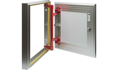 Люк под плитку Союз 400х600, петли по стороне 600 ХАММЕР