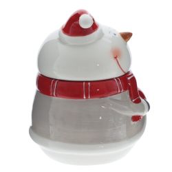 GAEM Конфетница "Веселый снеговик", 650 мл, L12 W12 H16 см