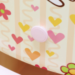 Комод детский 4 ящика, Девочка, 40х47х98 см, Элластик-Пласт