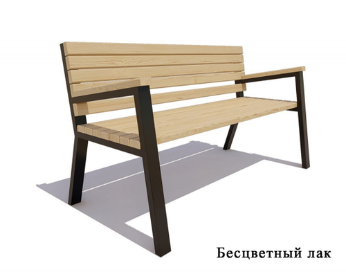 Садово-парковая скамейка «Гамбург», Ангарская сосна
