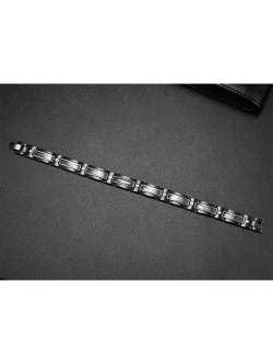 Магнитный браслет с углеродным волокном