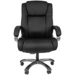 Кресло руководителя Chairman 410, PL, ткань черная SX, механизм качания, до 180кг