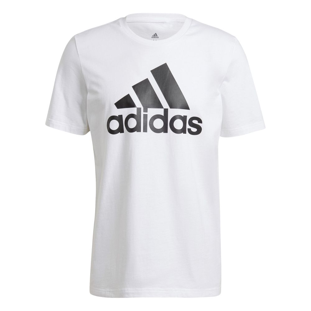 Мужское теннисное поло adidas Big Logo Single Jersey T-Shirt Men - White, Black