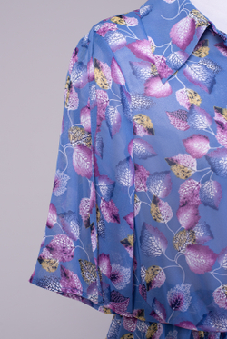 Платье женское 4011ВП, листок голубой #284ЛГ054011ВП