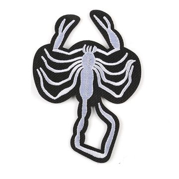 Нашивка термоаппликация на одежду и  на рюкзак. Скорпион