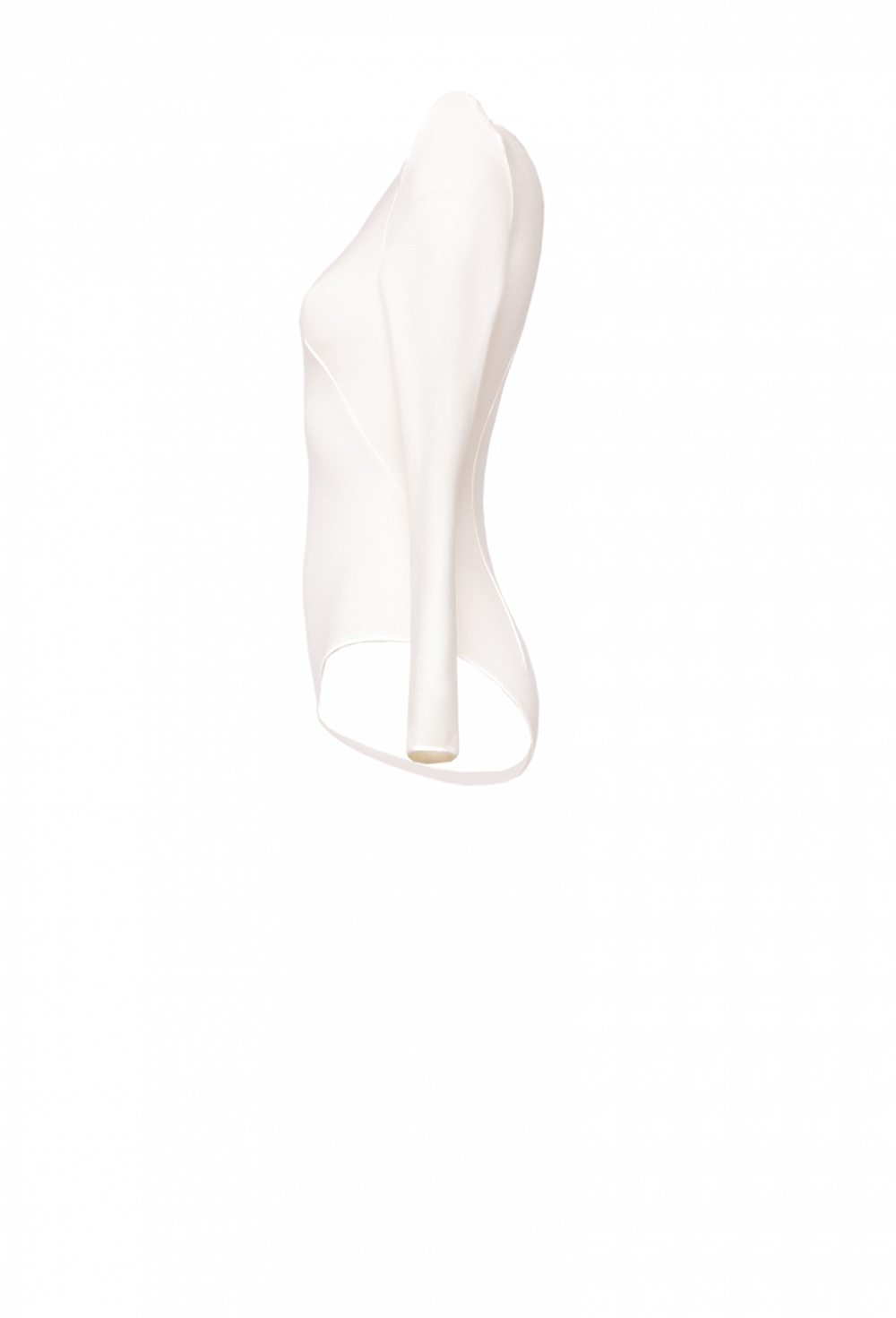 Боди укороченное молочно-белое 09-04-21SS