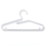 Комплект вешалок для детской одежды размер 34 см (белый)