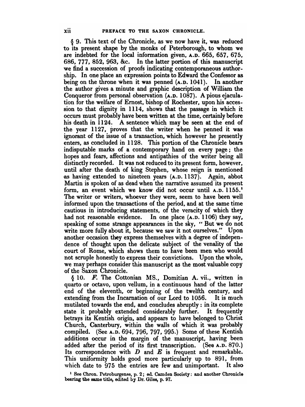 The Anglo-Saxon Chronicle. The Chronicle of Florence of Worcester, with a Continuation and Appendix | Joseph Stevenson