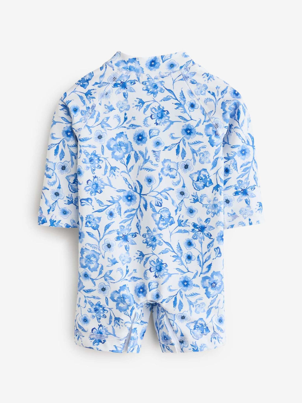 Купальник слитный на молнии для девочки Next E77-689, Голубой