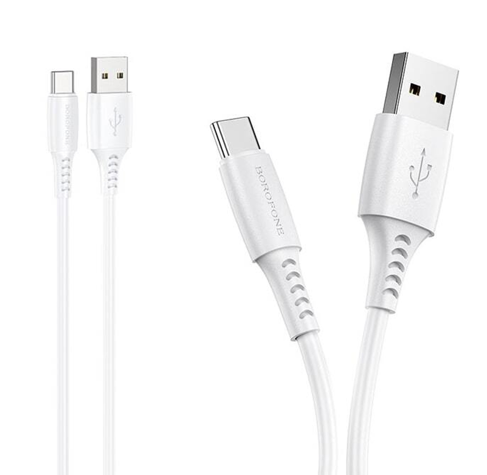Кабель USB - TypeC BOROFONE BX40 (белый) 1м, ароматизированный, без упаковки