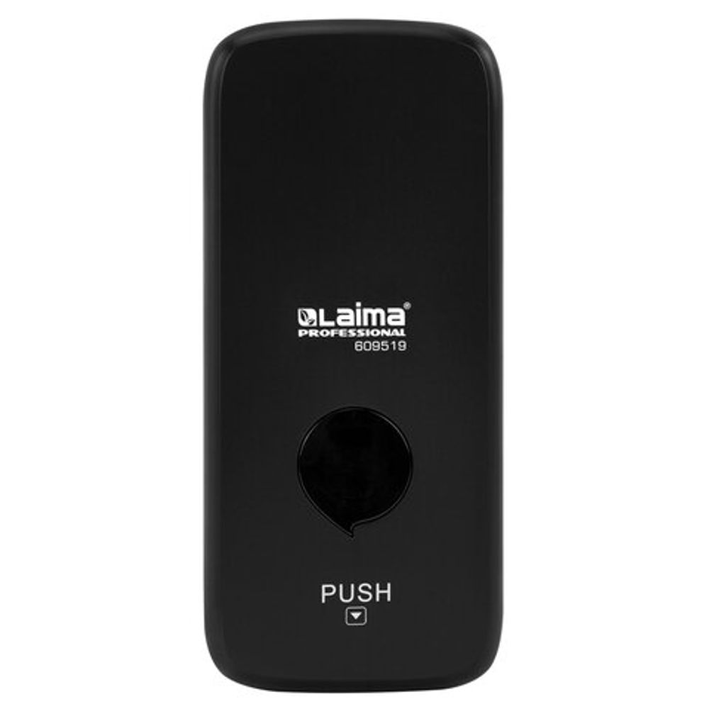 Дозатор для жидкого мыла LAIMA PROFESSIONAL PREMIUM BLACK, НАЛИВНОЙ, 1 л, черный, ABS-пластик, 609519