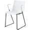 Стул с подлокотниками FX белый