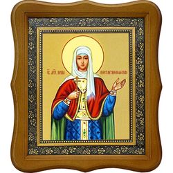 Ирина Константинопольская Святая мученица. Икона на холсте.