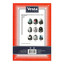 Мешок для пылесоса Vesta filter, SM 09, бумажный, 5 шт
