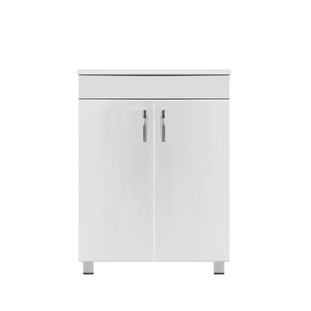 Тумба Standart Breeze 60, напольная, 2 двери, белая