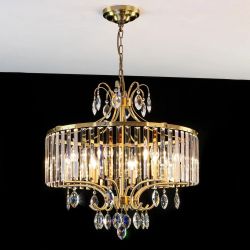 Citilux Инга CL335183 Люстра подвесная хрустальная Бронза