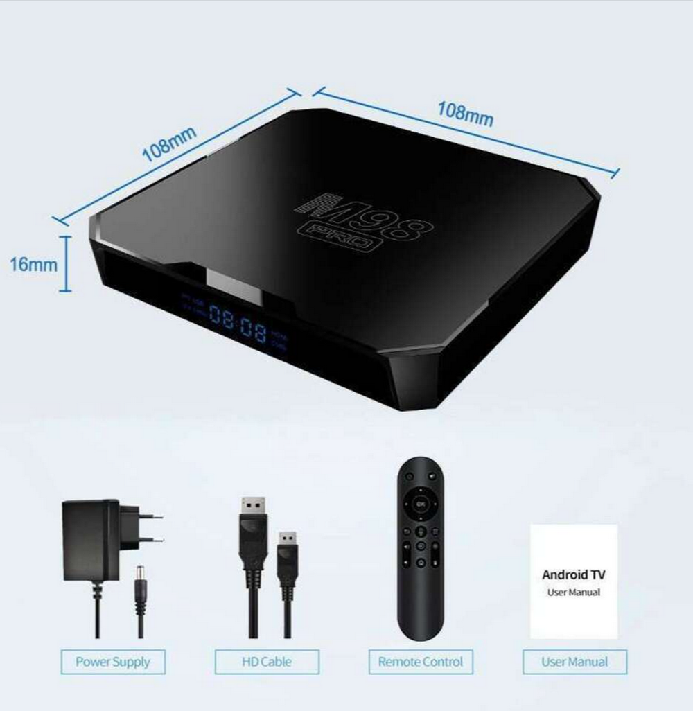 Смарт приставка Smart TV Set-Top Box Android+ATV 4K UltraHD